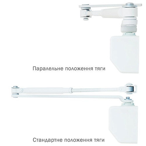 Доводчик RYOBI D-1554 UNIV до 80кг FIRE Белый - Фото №5