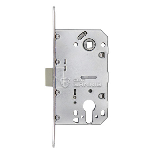 Механизм замка GAVROCHE GR85-K PZ (BS50*85мм) пласт.язичок CP хром - Фото №3