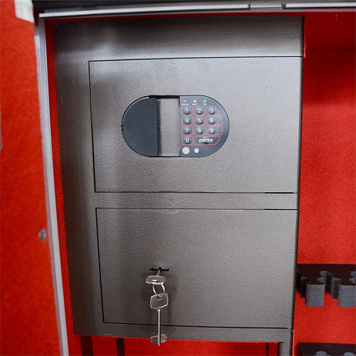 Сейф оружейный GRIFFON GD.700.E.T GLASS из ударопрочного стеклом - Фото №5