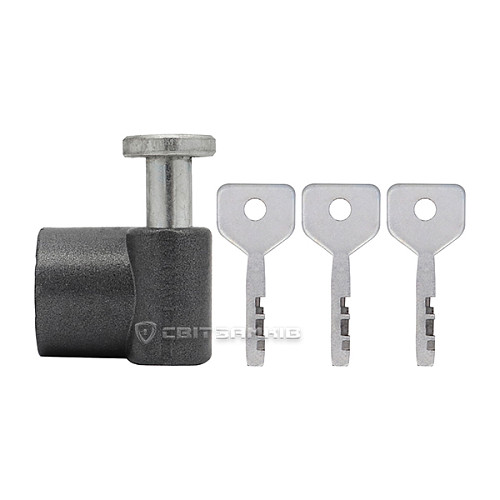 Замок навісний ГОЛЕОЛ ЗВС-15 (3 ключа) - Фото №6