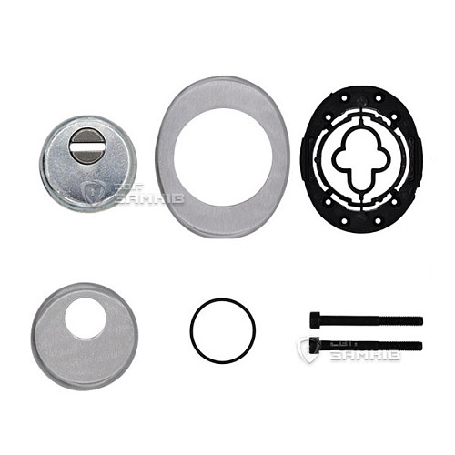 Протектор AZZI FAUSTO F23 Antitubo 33 мм 85х70 матовий хром - Фото №4