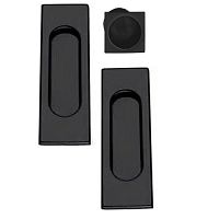 Ручки для розсувної системи FORME KR01 (+ручка під палець) N52 чорний матовий