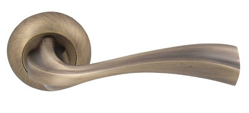 Ручки на розеті COMIT Calypso (CM-59) матова антична латунь - Фото №2