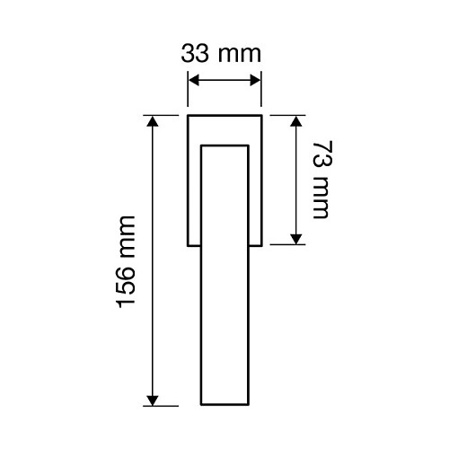 Ручка віконна LINEA CALI Corner чорний матовий - Фото №2