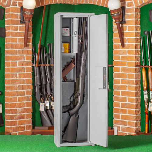 Сейф для зброї METALZAVOD ШОЕ-1000 сірий - Фото №6