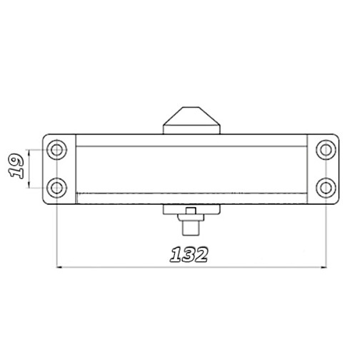 Дотягувач KEDR А051 стандартна тяга до 40кг Білий - Фото №2