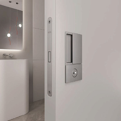 Ручки для розсувної системи AGB Wave WC B300020201 нікель матовий - Фото №3