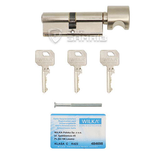 Циліндр WILKA 1405 K423 80T (45*35T) нікель - Фото №6