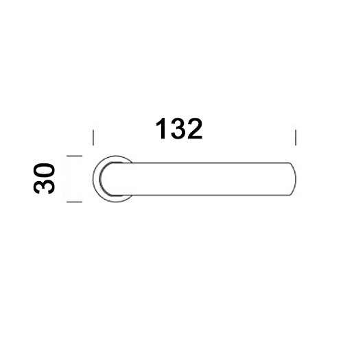 Ручки на розеті DND by MARTINELLI Luce Unico ZNE чорний - Фото №4