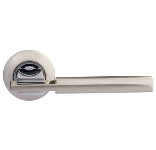 Ручки на розеті GAVROCHE Zirconium AL-A5 SN/CP нікель/хром - Фото №2