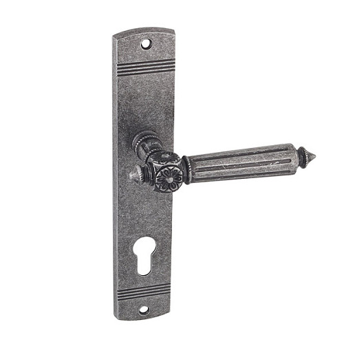 Ручки на планке SIBA Rimini 85 античное серебро матовое - Фото №2