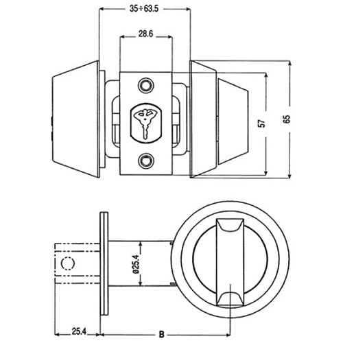 Замок врізний MUL-T-LOCK Dead Bolt Hercular Interactive+ (BS60/70мм) нікель сатин - Фото №7