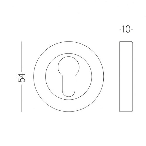 Накладки на сердцевину MVM E19 MN сатин никель - Фото №2