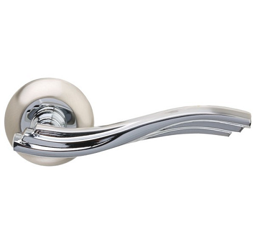 Ручки на розеті GAVROCHE Rubidium AL-A5 SN/CP нікель/хром - Фото №2