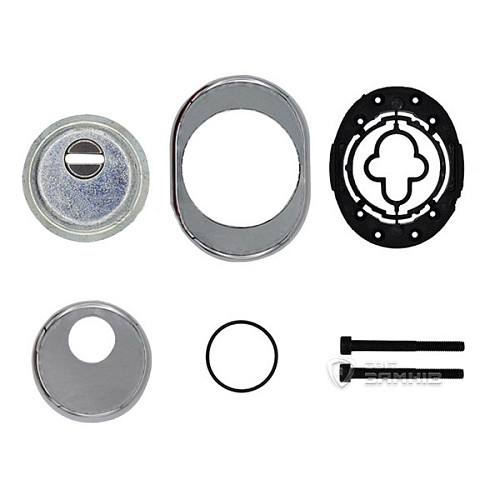 Протектор AZZI FAUSTO F23 ANT з юбкою 25 мм хром  - Фото №4