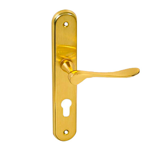 Ручки на планке METAL-BUD Lyzeczka 72 PZ латунь полированная - Фото №2