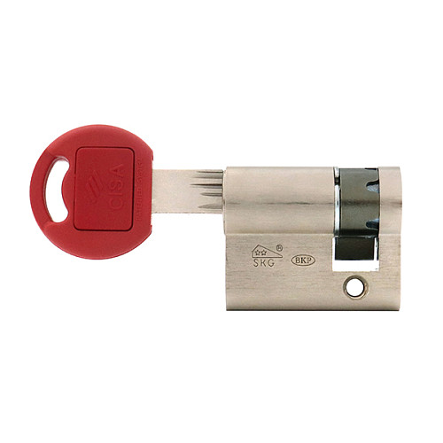 Циліндр половинка CISA Astral Tekno PRO 40 (30*10) нікель матовий 3 ключі - Фото №5