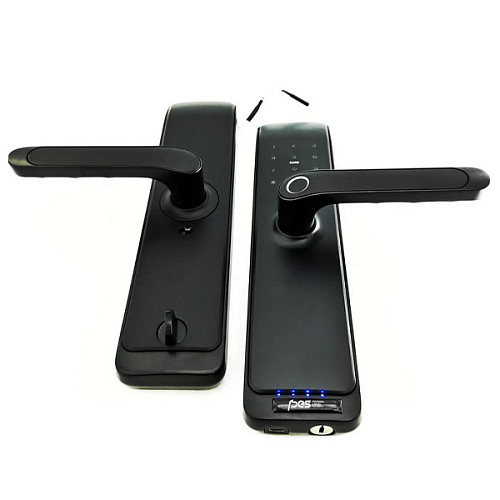 Розумний замок PES Husky Wi-Fi з WC фіксатором накладний чорний - Фото №8