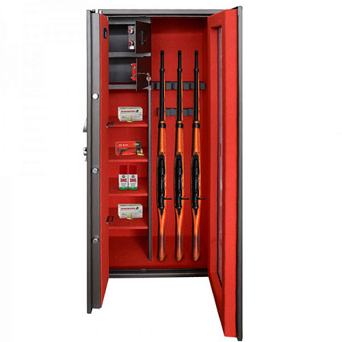 Сейф оружейный GRIFFON GD.700.E.T GLASS из ударопрочного стеклом - Фото №4