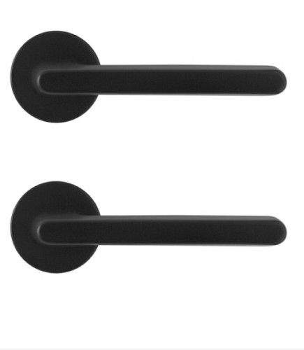 Ручки на розетте ROSTEX Mesina H53 черный - Фото №2