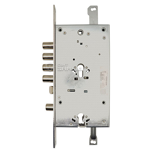 Механізм замка MUL-T-LOCK CEM30328 Двосистемний (BS65*85мм) хром полірований  без зв.планки - Фото №3