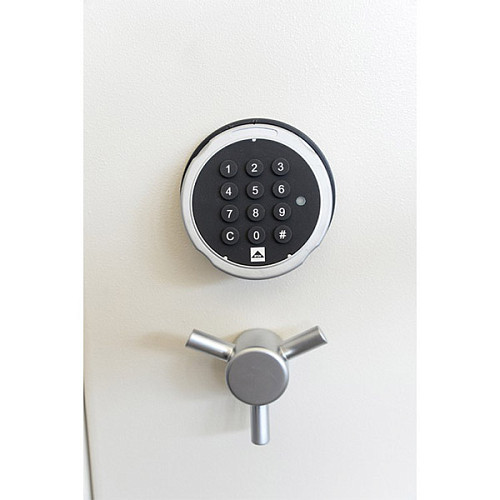 Сейф оружейный GRIFFON GD.840.E.T GLASS CREAM из ударопрочного стеклом - Фото №7