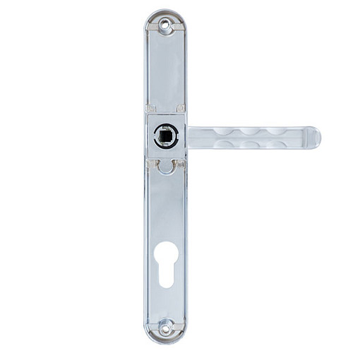 Ручки на планке ROSTEX Profile Z 85мм (57-62мм) фиксированная-нажимная хром полированный - Фото №2