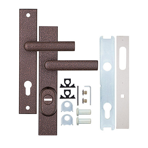 Ручки на планке с протектором ROSTEX R4 R 85мм (38-55мм) коричневый - Фото №6