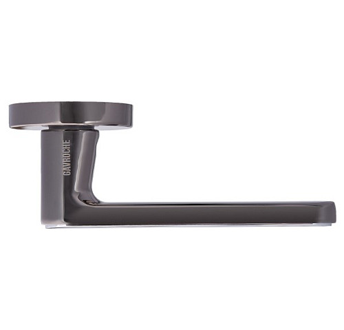 Ручки на розеті GAVROCHE Barium Ba-Z28 BN/CP чорний нікель/хром - Фото №3