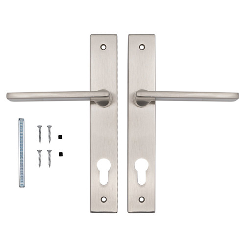 Ручки на планці OZEN Helen AL200-PH 85 мм натискна-натискна сатин - Фото №2