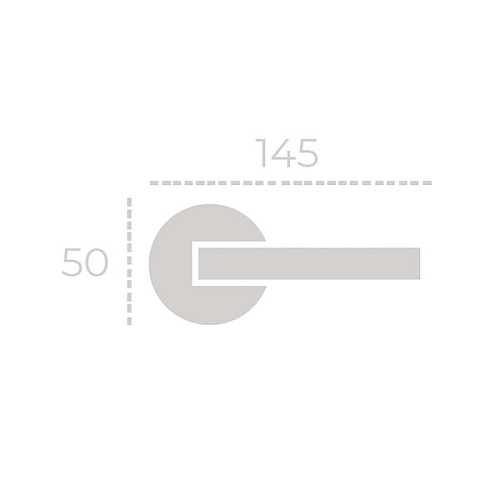 Ручки на розеті FORME Milly 133A N16 нікель перламутровий - Фото №3