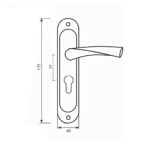 Ручки на планке BRUNO BR-77 коричневый - Фото №2