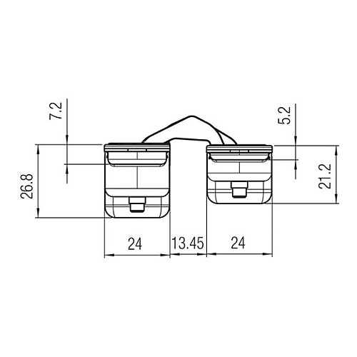 Завіс KOBLENZ Kombi-3 K1019 NR DXSX чорний - Фото №5