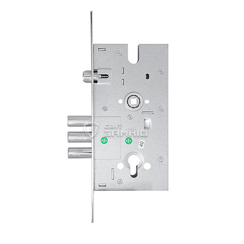 Механизм замка MUL-T-LOCK 354M (BS60 * 85мм) хром полированный - Фото №3