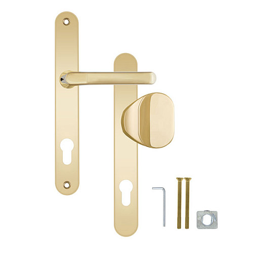 Ручки на планке ROSTEX Profile Z 85мм (57-62мм) фиксированная-нажимная титан PVD - Фото №6