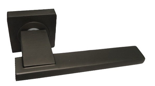 Ручки на розеті KEDR R08.142-AL Graffit графіт - Фото №2