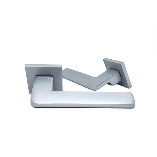 Ручки на розетте KEDR ULTRA R21.220 MCP матовый хром - Фото №2