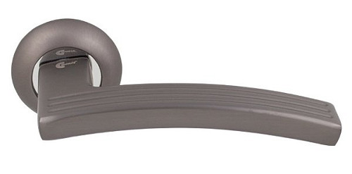 Ручки на розеті COMIT Michaela R59 (Moderno) хром/титан - Фото №2