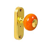 Ручка-кноб KLINKE ГАЛКА поворотна дерево лаковане з довгою планкою левіс