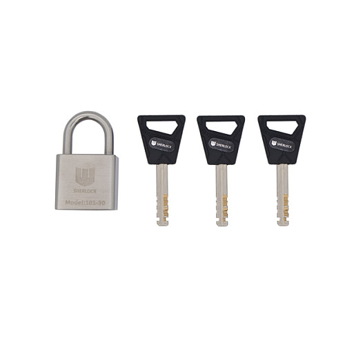 Замок навісний SHERLOCK 101-30 (3 ключа) - Фото №5