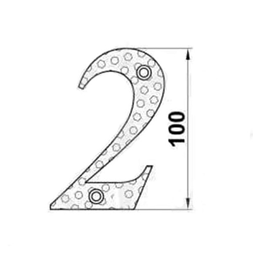 Цифра AMIG "2" черная - Фото №2