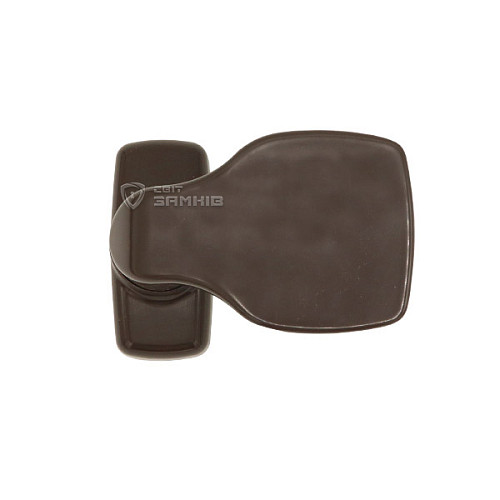 Ручки на розеті MEDOS Merkury фіксована-фіксована коричнева - Фото №3