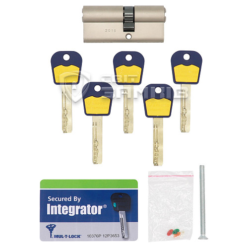 Цилиндр MUL-T-LOCK Integrator 120 (50*70) никель сатин - Фото №4