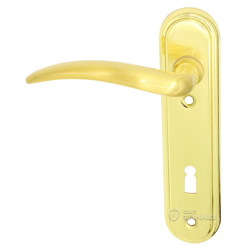 Ручки на планці Фінг к/п 72 KL OLV золото - Фото №3