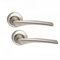 Ручки на розеті ARMADILLO Capella (BK6-1-ET-1) SN/CP матовий нікель/хром