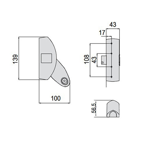 Механизм антипаники CISA Fast Push 59011.10 модульный накладной черный - Фото №15