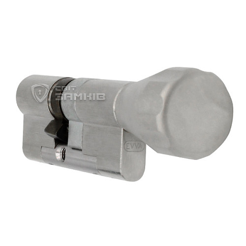 Циліндр EVVA ICS 107T (66*41T) нікель сатин - Фото №2