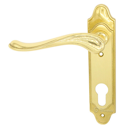 Ручки на планці Рубіно к/п 72 PZ OLV золото - Фото №3