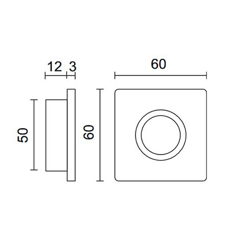 Умная кнопка-контроллер CISA BUTTON 065C4.53.0.A3 для замков DOMO квадратная серая - Фото №6