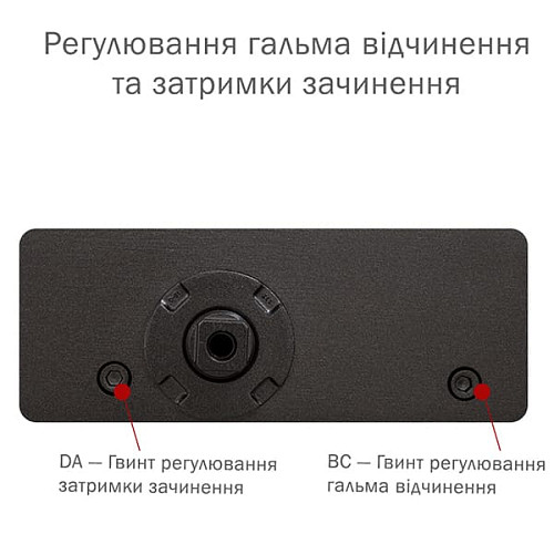 Дотягувач RYOBI DS-3550 BC/DA STD HO з фіксацією до 100кг Коричневий - Фото №8